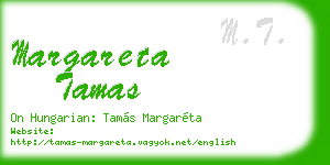 margareta tamas business card